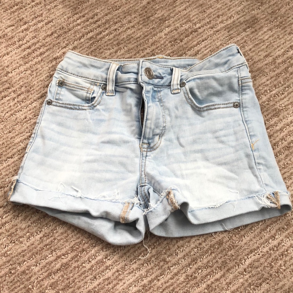 American Eagle light-wash Jean shorts